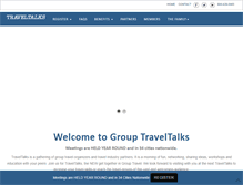 Tablet Screenshot of grouptraveltalks.com